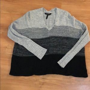 Bcbg Maxazria black and gray sweater